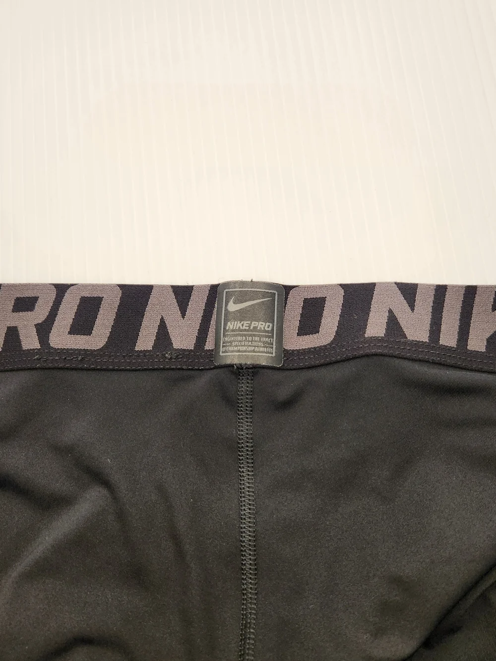Nike Pro Men's Black 3/4 Compression Tights